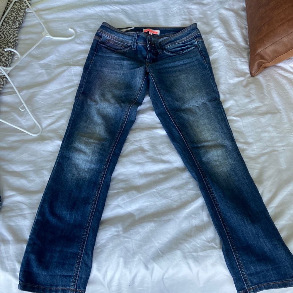 Dollhouse roll-up skinny capri size 1